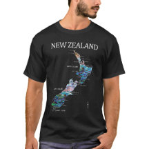 NIEUWE ZEALAND KIWI MAP
