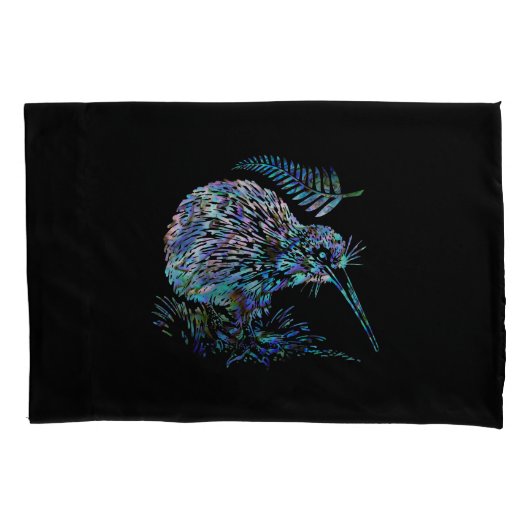 NIEUWE ZEALAND KIWI PAUA PILLOWCASE KUSSENSLOOP (Voorkant)