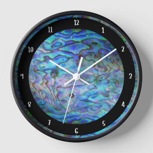 NIEUWE ZEALAND KIWI PAUA WALL CLOCK (Voorkant)