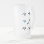 NIEUWE ZEALAND KIWIS MATGLAS BIERPUL (Voorkant rechts)