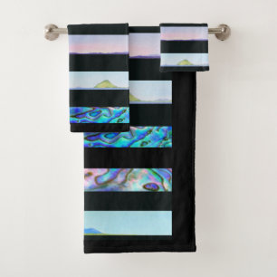 NIEUWE ZEALAND PAUA AMA BATH TOWEL SET BAD HANDDOEK