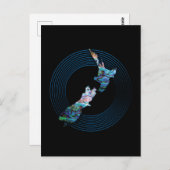 NIEUWE ZEALAND PAUA MAP BRIEFKAART (Voorkant / Achterkant)