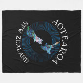 NIEUWE ZEALAND PAUA MAP RÉS FLEECE DEKEN (Voorkant (Horizontaal))