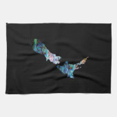 NIEUWE ZEALAND PAUA MAP THEEDOEK (Horizontaal)