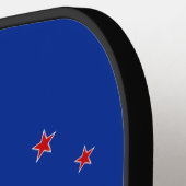 Nieuwe Zealandervlag Pickleball Paddle (Links Detail)