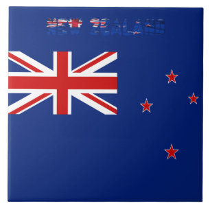 Nieuwe Zealandervlag Tegeltje