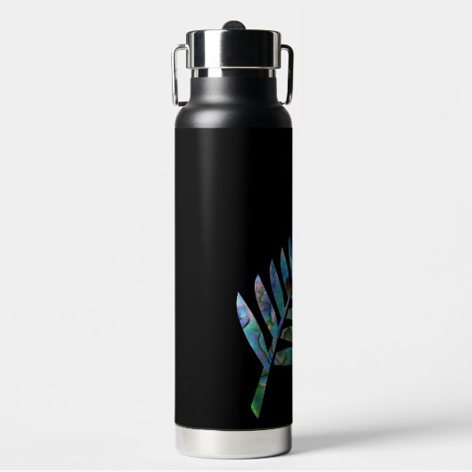 NIEUWE ZEEALAND FERN PAUA WATER FLES (Voorkant)