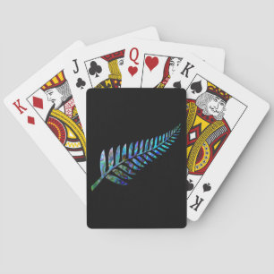 NIEUWE-ZEELAND KIWI VAREN EENVOUDIGE PAUA POKERKAARTEN