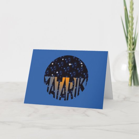 Nieuwe Zeeland Zeven Zusters Maori MATARIKI 2c Kaart (Voorkant)