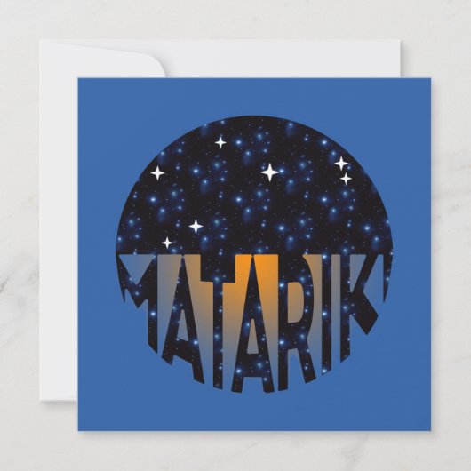 Nieuwe Zeeland Zeven Zusters Maori MATARIKI 2c Kaart (Voorkant)