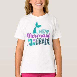 Nieuwe Zeemeermin in 3e klas - Ocean School Girl T T-shirt