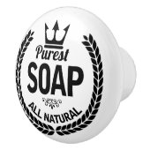 Nieuwe  Zeep Logo Krans Badkamer Keramische Knop (Rechts)