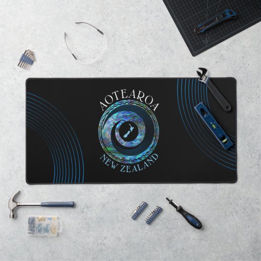 NIEUWE ZELAND KORU PAUA BUREAUMAT (Werkstation)