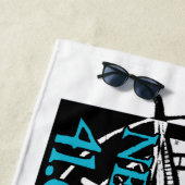 Nieuwe zilverband strandlaken (In situ)