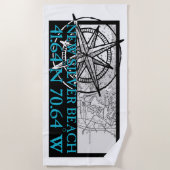 Nieuwe zilverband strandlaken (Voorkant)