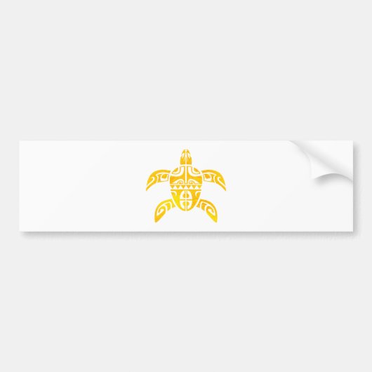 NIEUWE ZON-TURTLE BUMPERSTICKER (Voorkant)