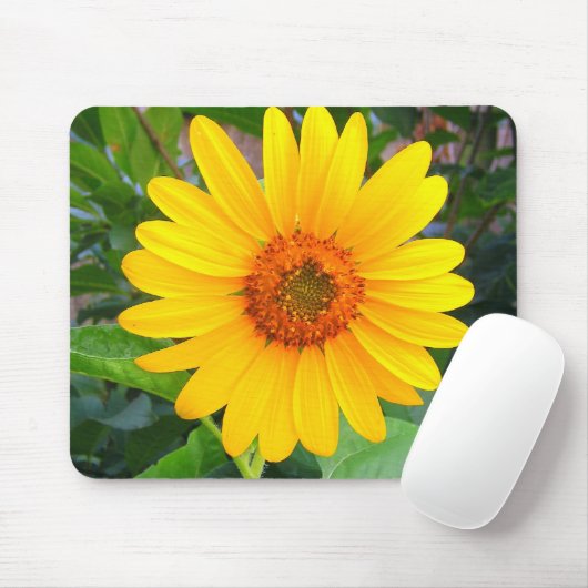 Nieuwe zonnebloem muismat (Met muis)