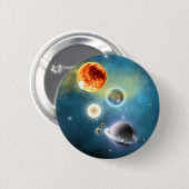 Nieuwe zonnestelsel Button (Voorkant /achterkant)