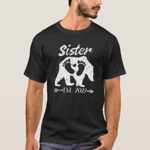 Nieuwe zuster Beer Est 2022 Baby Banningsbroer T-shirt