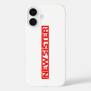 Nieuwe zuster Stamp iPhone 16 Hoesje