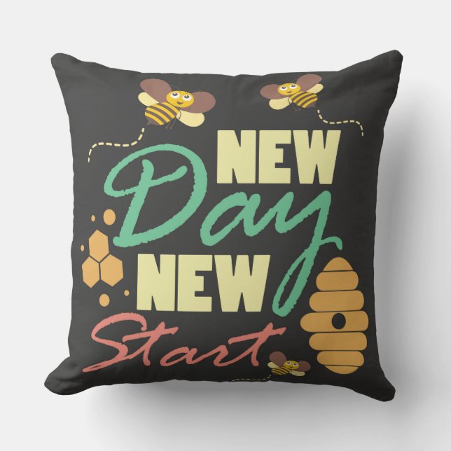 Nieuwedag Nieuwe Start Sierkussen (Voorkant)