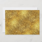 Nieuwejaars Champagne Glas Druiven Bewaar de Datum Kaart (Achterkant)