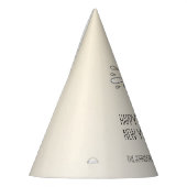 Nieuwejaars Champagneglas Feesthoedjes (Links)