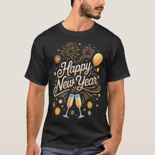 Nieuwejaarsavond Benodigdheden Vuurwerk T-shirt