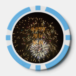 Nieuwejaarsfeest Decoratie / Favor - Vuurwerk Poker Chips