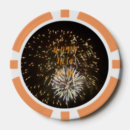 Nieuwejaarsfeest Decoratie / Favor - Vuurwerk Poker Chips