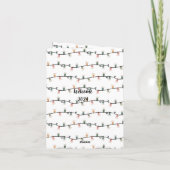 Nieuwejaarsgroeten Aangepaste gezinsfoto Kaart (Achterkant)