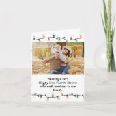 Nieuwejaarsgroeten Aangepaste gezinsfoto Kaart (Voorkant)