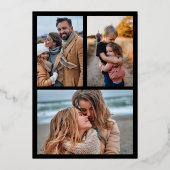 Nieuwejaarsiconen Foto Folie Feestdagenkaart (Achterkant)