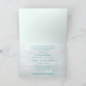 NIEUWENDE WEDING VOWS INVITATION - Two Swans/Lake (Binnen)