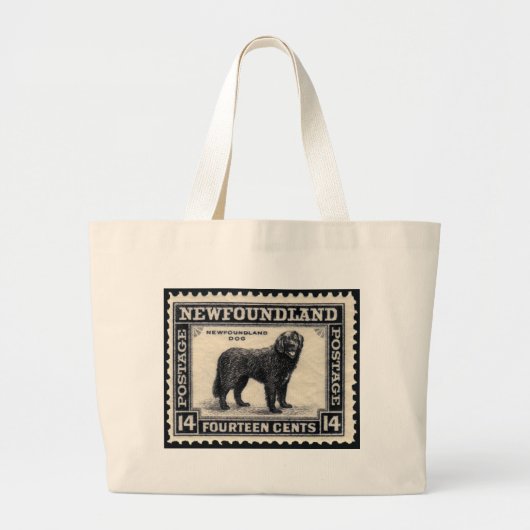 Nieuwfoundlanderhond-cadeaus Grote Tote Bag (Voorkant)