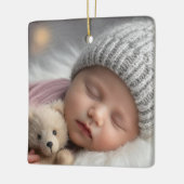 "Nieuwgeboren kerstcadeau" Ornament (Links)