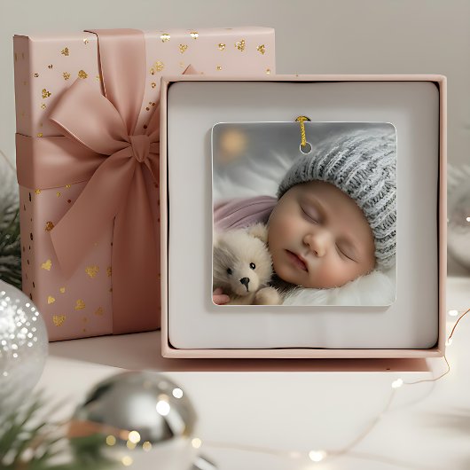 "Nieuwgeboren kerstcadeau" Ornament