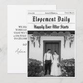 Nieuwgehuwden van de krant: aankondigingen van nie (Voorkant / Achterkant)