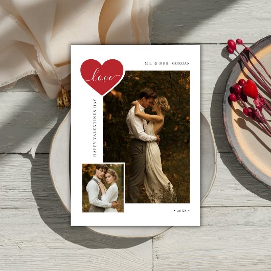 Nieuwgetrouwd Script Liefde Net Getrouwd Valentijn Feestdagenkaart