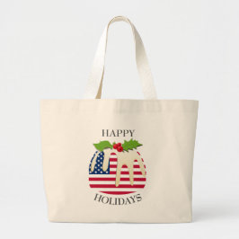 nieuwheid | Festive Pudding with | AMERIKAANSE VLA Grote Tote Bag