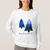 Nieuwheid van de kerstboom: Oh, laten we hem aanbi T-shirt (Voorkant)