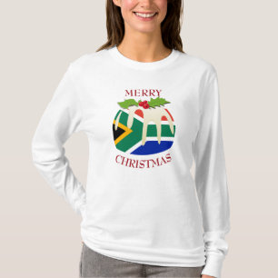 nieuwheid ZUID-AFRIKA Kerst pudding T-shirt