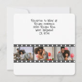 Nieuwigheid gepersonaliseerde film Clapperboard br Kaart (Achterkant)