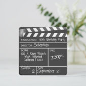 Nieuwigheid gepersonaliseerde film Clapperboard Ve Kaart (Staand voorkant)