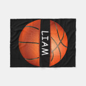 Nieuwigheid gepersonaliseerde naam Liam Sports Bys Fleece Deken (Voorkant (Horizontaal))