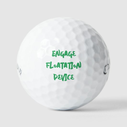 Nieuwigheid Gezegde golfballen (Voorkant)