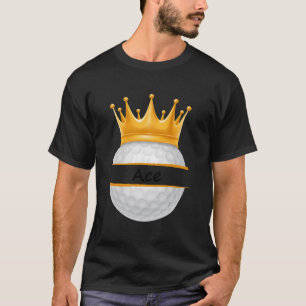 Nieuwigheid Golf Gepersonaliseerde naam Ace Sports T-shirt