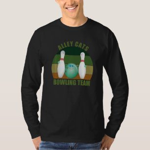 Nieuwigheid Grappig Tien Pin Bowlers Team Alley Ca T-shirt
