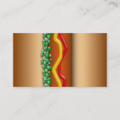 Nieuwigheid Hot Dog Graphic Vending Restaurant Ete Visitekaartje (Achterkant)