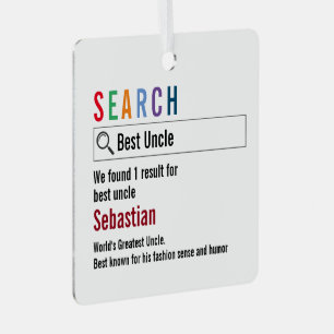 Nieuwigheid Internet Zoekresultaat gepersonaliseer Metalen Ornament